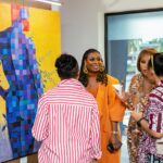 Folakemi Oloye and Other guest during the Teal Clture Art Salon