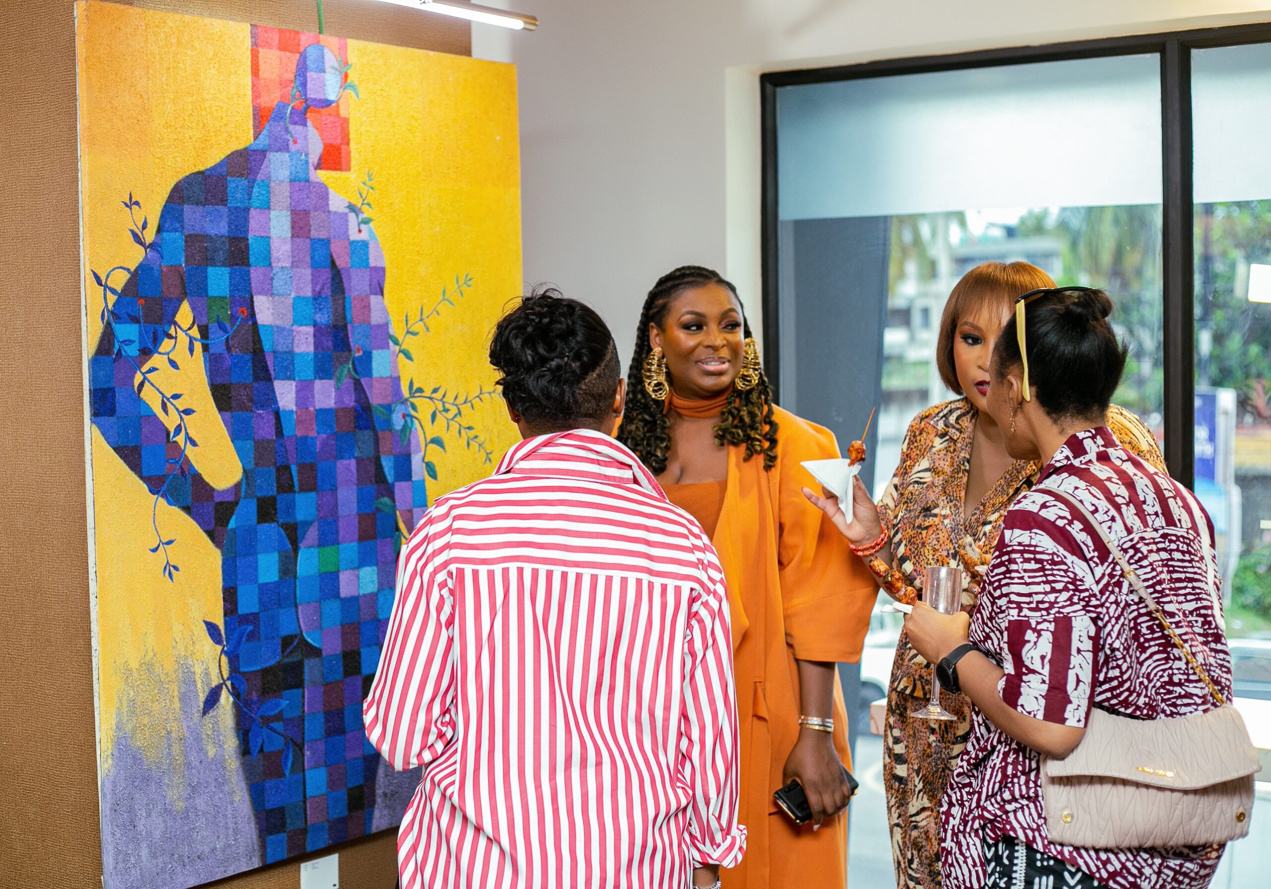 Folakemi Oloye and Other guest during the Teal Clture Art Salon